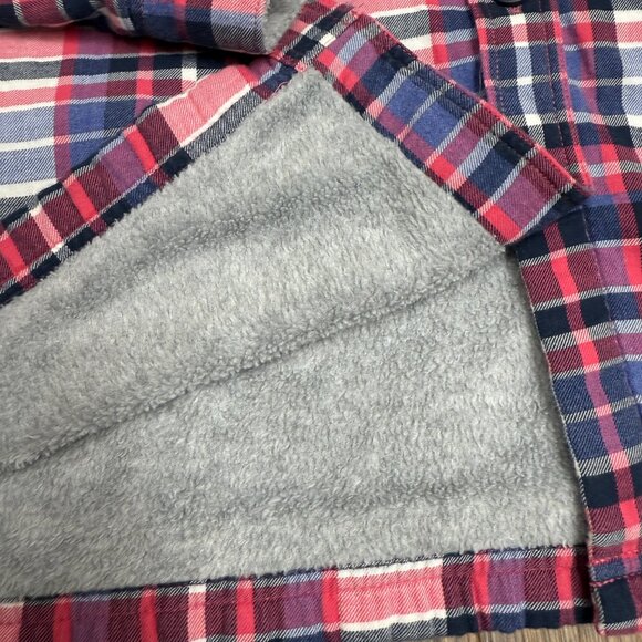 EUC Women's L.L. BEAN Fleece-Lined Plaid Shirt/Jacket | Size XS Reg. - Picture 3 of 6